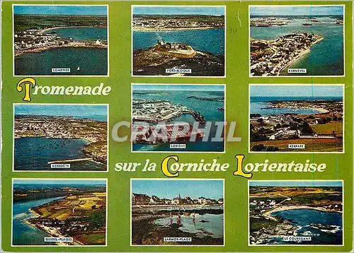 Cartes postales moderne Promenade sur la Corniche Lorientaise