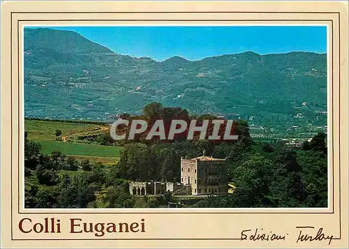 Moderne Karte Monte Grotto Terme (PD)Villa Draghi sec XVIII