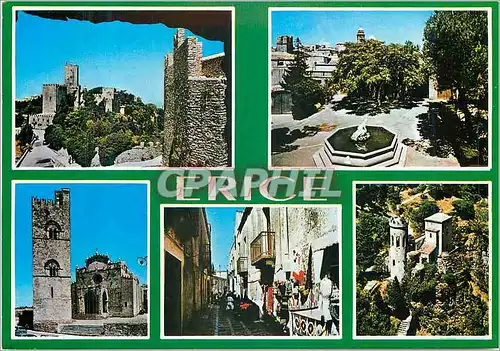 Moderne Karte Erice