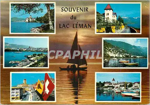 Cartes postales moderne Souvenir du Lac Leman