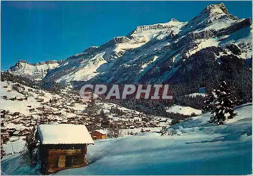 Cartes postales moderne Les Diablerets vue generale