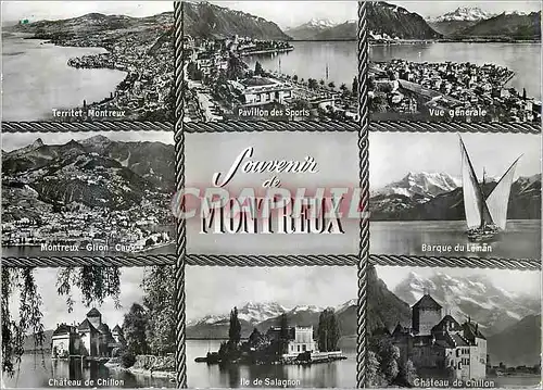 Cartes postales moderne Souvenir de Montreux