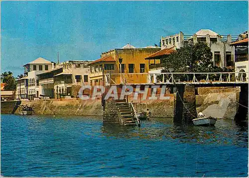 Moderne Karte Sea Front Lamu Petleys inn(Right hand corner)