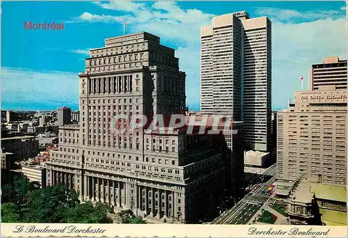 Cartes postales moderne Montreal le Boulevard Dorchester Quebec