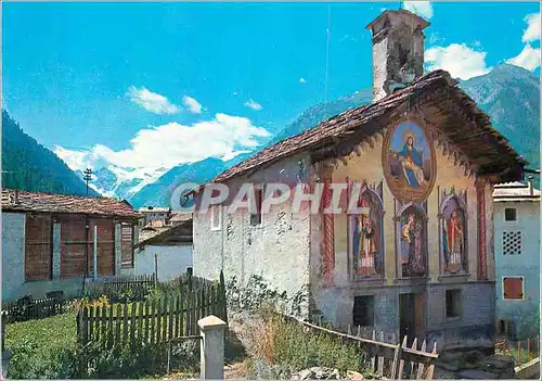 Cartes postales moderne Cogne Coin pittoresque et le Grand Paradis