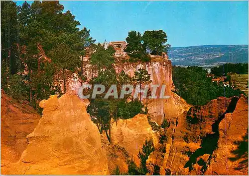 Moderne Karte Roussillon Falaise Sainte Anne