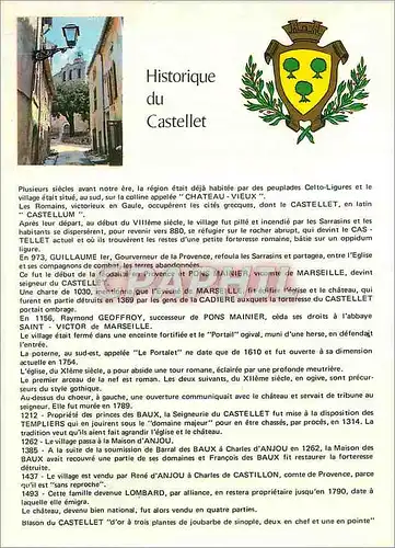 Cartes postales moderne Le Castellet Village Medieval
