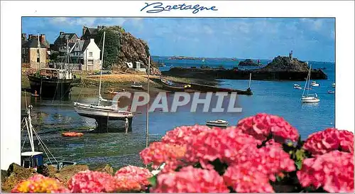 Cartes postales moderne Horizon de Bretagne Maree basse
