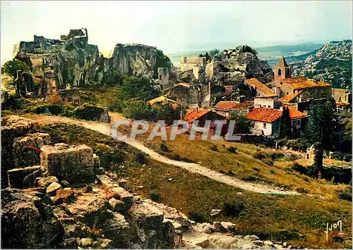 Moderne Karte Couleurs et Lumiere La Provence Les Baux (Bouches)Vue generale