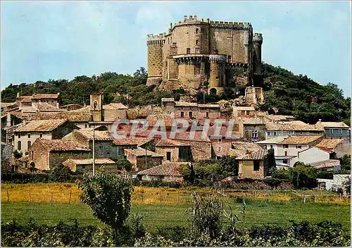 Cartes postales moderne Suze la Rousse Le vieux village et le chateau dont la construction fut commencee fin du XIIe sie