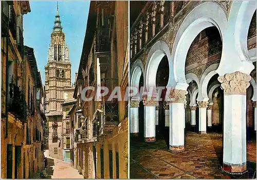 Cartes postales moderne Toledo Rue de Santa Isabel et Santa Maria le Blanche