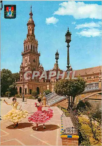 Moderne Karte Sevilla Place d'Espagne