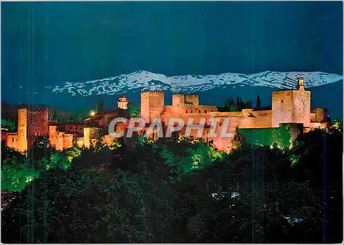 Cartes postales moderne Granada Vue general de l'Alhambra