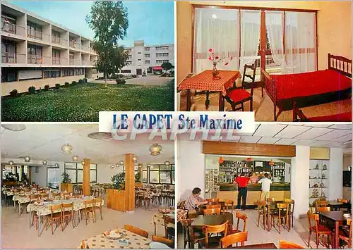 Moderne Karte Centre de Vacances Univac Le Capet d'Azur Ste Maxime