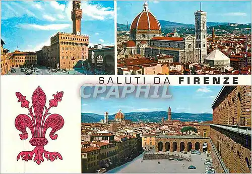Cartes postales moderne Firenze Palazzo Vecchio e Piazza Signoria