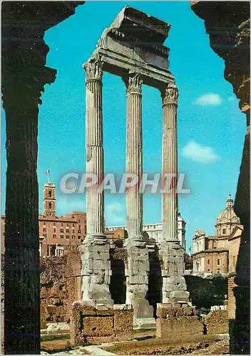 Cartes postales moderne Roma Forum Romain Temple de Castor et Poliux