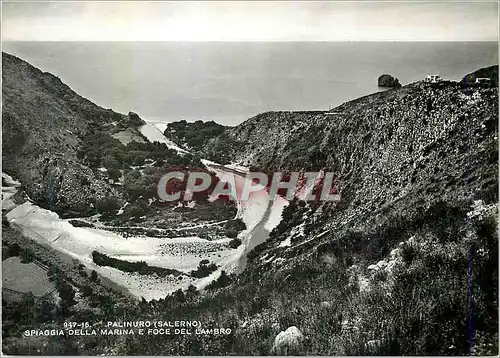 Moderne Karte Palinuro (Salerno)Spiaggia Della Mairna e Foce Del Lambro