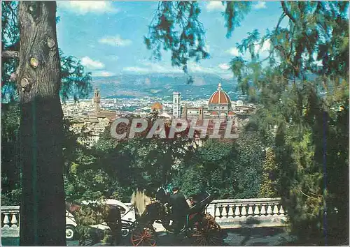 Cartes postales moderne Firenze Une vue de S Mininto al Monte