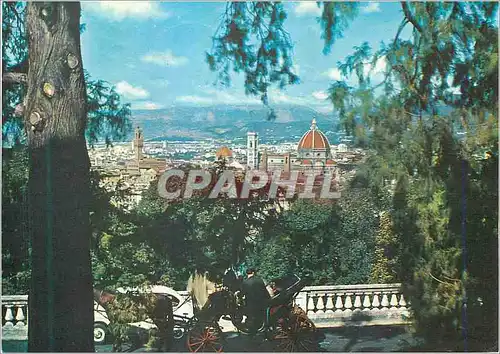 Moderne Karte Firenze Une vue de S Mininto al Monte