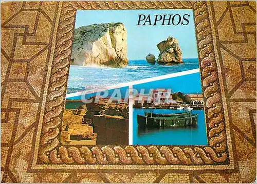 Moderne Karte Cyprus Paphos