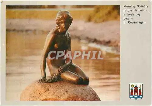 Cartes postales moderne Morning Scenery In the Harbour a fresh day begins in Copenhagen