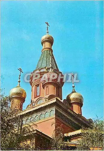 Moderne Karte Sofia die russische Kirche