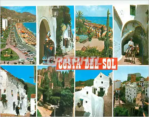 Cartes postales moderne Costa del Sol vues diverses