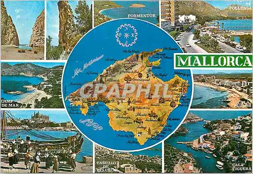 Cartes postales moderne Mallorca (Baleares)Espana