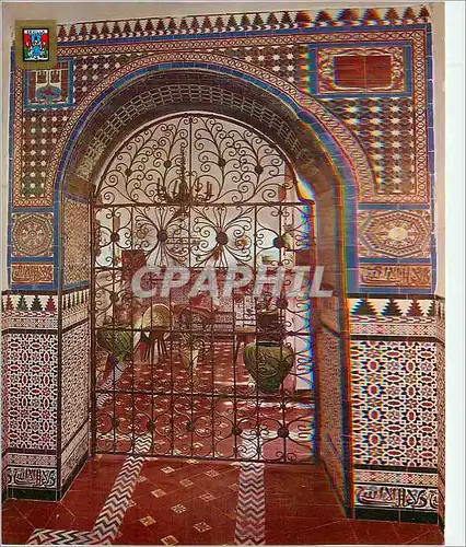 Cartes postales moderne Sevilla Cour du quartier de St Croix