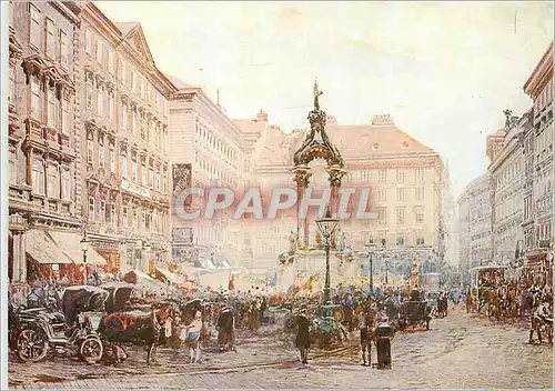 Moderne Karte Hoher Markt Wien Friedrich Frank Privatbesitz