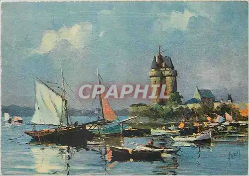 Cartes postales moderne Saint Servan (Ille et Vilaine)Le port et la tour Solidor Baetaux