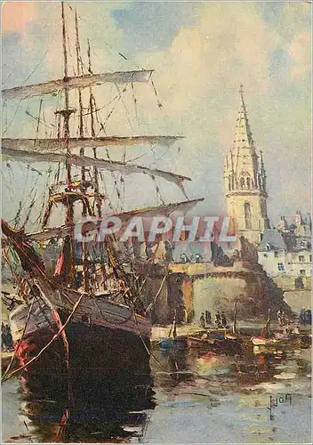 Cartes postales moderne Saint Malo (Ille et Vilaine)Le port Bateau