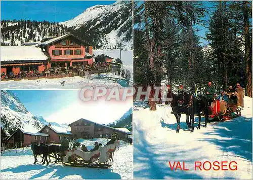 Cartes postales moderne Suisse Val Roseg Oberangadin Hotel Restaurant Roseggletscher