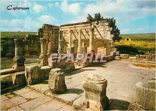Moderne Karte Capharnaum Ruines d'une ancienne Syangogue