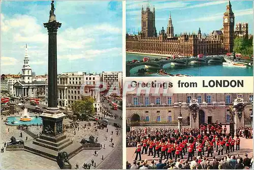 Cartes postales moderne London The city of Contrast Militaria