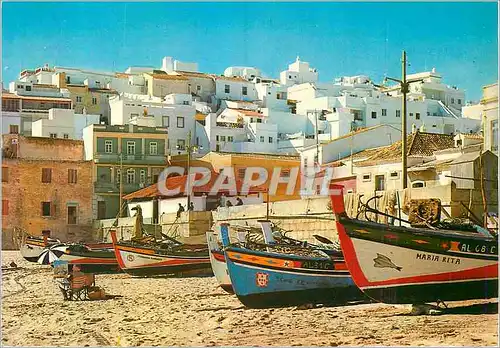 Cartes postales moderne Albufeira Algarve Portugal Plage des Pecheurs et Vieille Ville