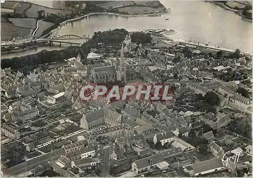 Cartes postales moderne En Bretagne Traguier (Cotes du Nord)Vue aerienne La Ville et la Cahedrale Les Rivieres le Jaudy