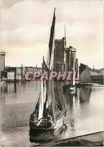 Moderne Karte La Rochelle La tour Saint Nicolas Bateaux a voile