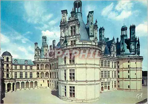 Cartes postales moderne Les Chateaux de la Loire Chambord (Loir et Cher)Cour Interieure
