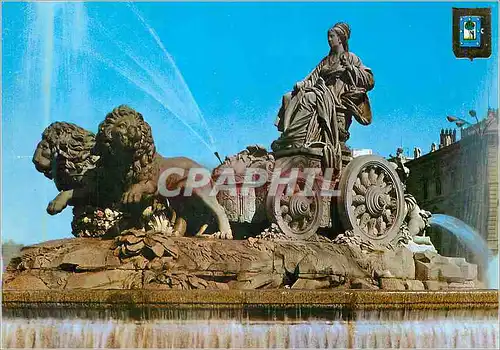 Cartes postales moderne Madrid La Cibelos Lion