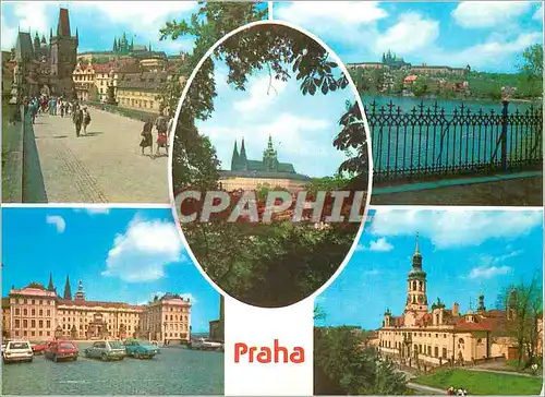 Moderne Karte Praga souvenirs de Prague