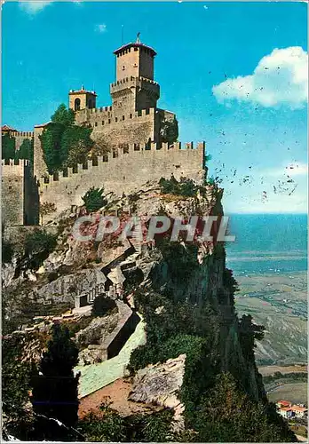 Moderne Karte Repubblica di San Marino Premiere Tour et Panorama