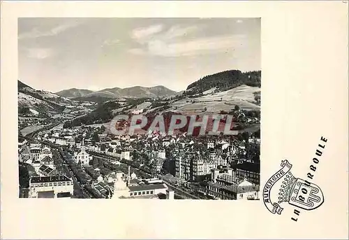 Cartes postales moderne Vue generale de la bourboule au loin les Monts Dore