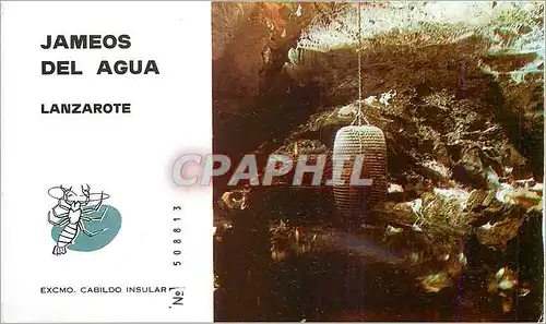 Moderne Karte Jameos Del Agua Lanzarote