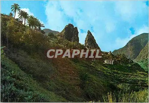 Cartes postales moderne Hermigua (Gomera)Les Rochers