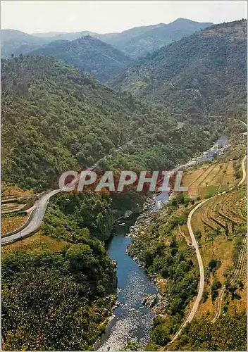Cartes postales moderne La vallee de l'Eyrieux (Ardeche)vue panoramique