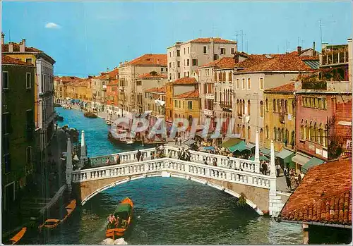 Cartes postales moderne Venezia Pont des Guglie et Canal de Connaregio