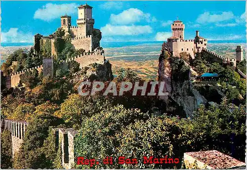 Cartes postales moderne Repubblica Di S Marion Panorama des trois tours