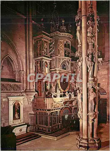 Cartes postales moderne Cathedrale de Strasbourg Horloge et pilier des Anges (XIIIe siecle)