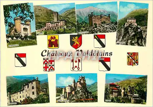 Cartes postales moderne Vallee d'Aoste Pittoresque Chateaux Valdotains